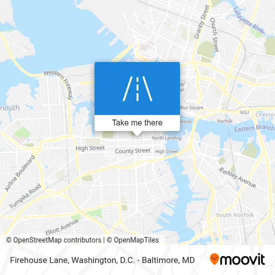 Firehouse Lane map