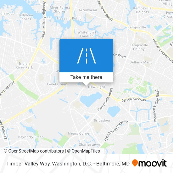 Timber Valley Way map