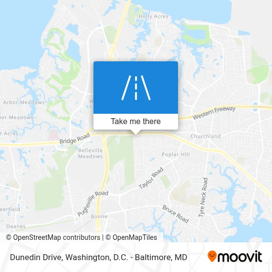 Dunedin Drive map