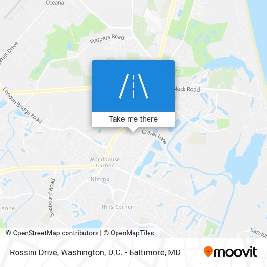 Rossini Drive map