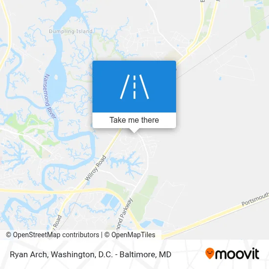 Ryan Arch map