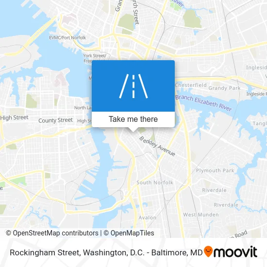 Rockingham Street map