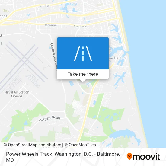 Power Wheels Track map