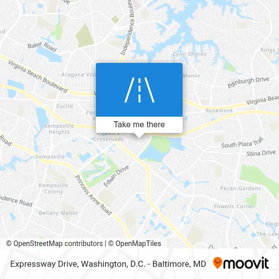 Expressway Drive map