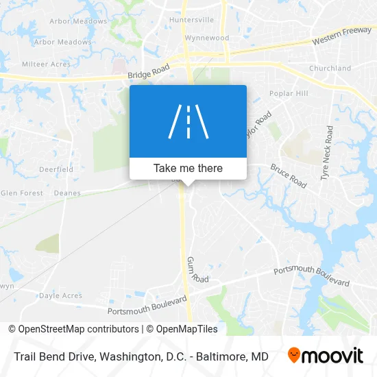 Trail Bend Drive map