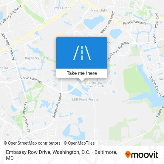 Embassy Row Drive map