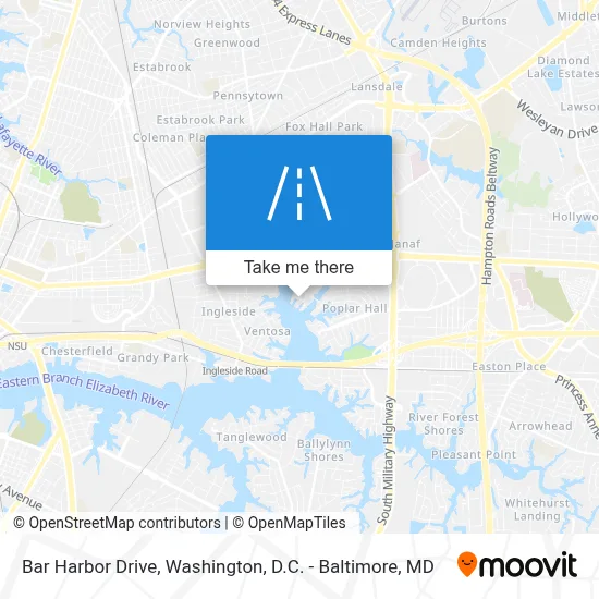 Bar Harbor Drive map