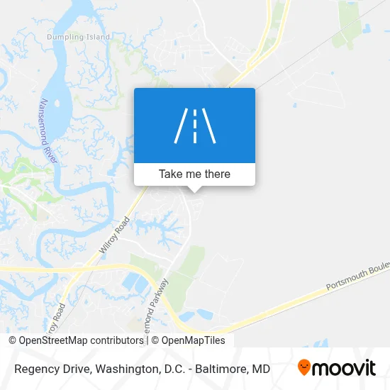 Regency Drive map