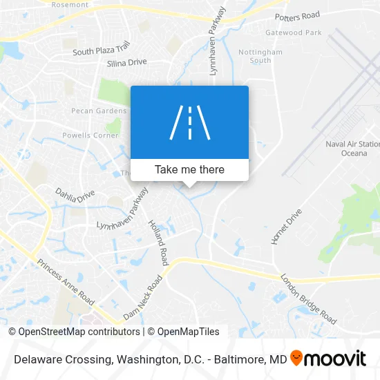 Delaware Crossing map
