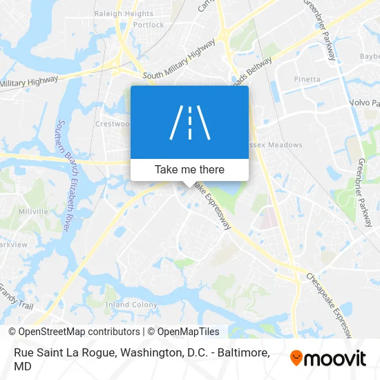 Rue Saint La Rogue map