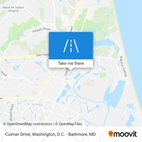 Culmer Drive map