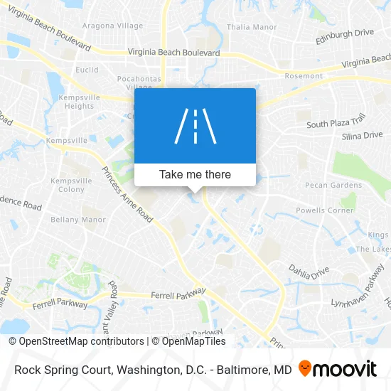 Rock Spring Court map