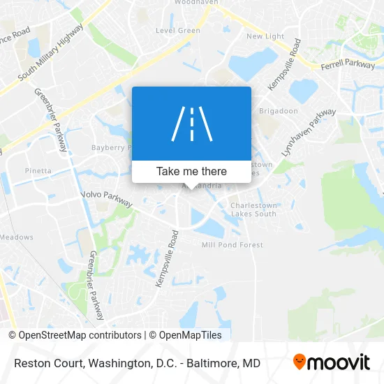Reston Court map