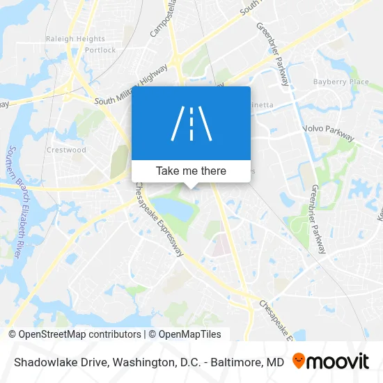 Shadowlake Drive map