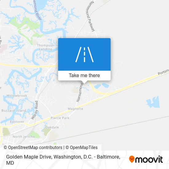 Golden Maple Drive map