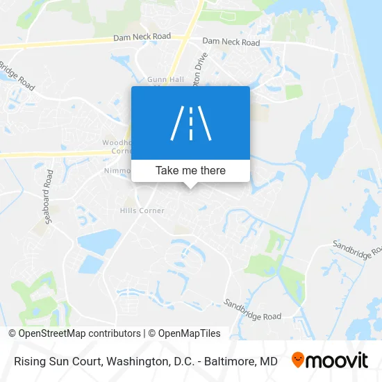 Rising Sun Court map