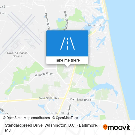 Standardbreed Drive map
