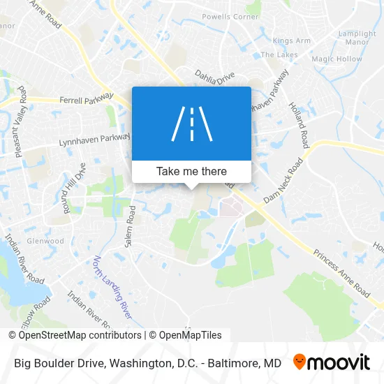 Big Boulder Drive map