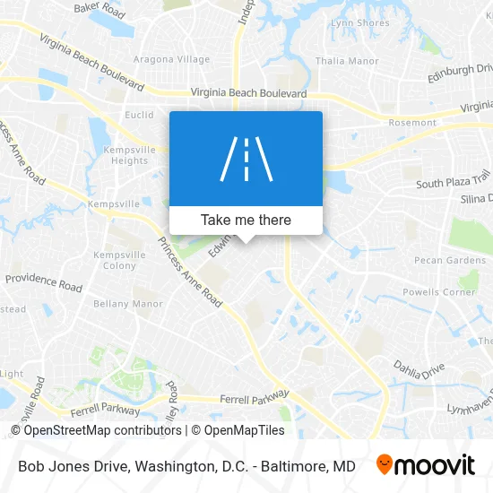 Bob Jones Drive map