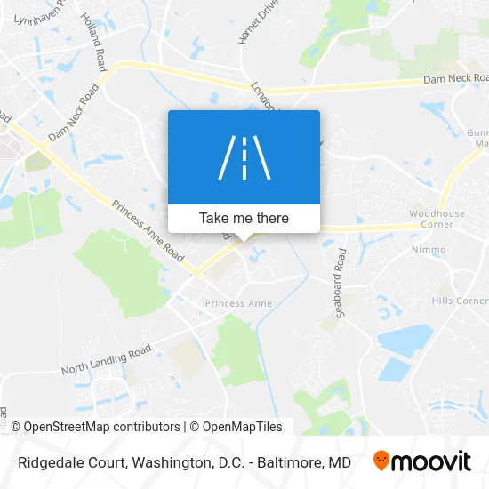 Ridgedale Court map