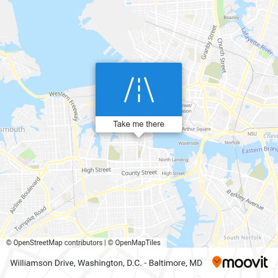 Williamson Drive map