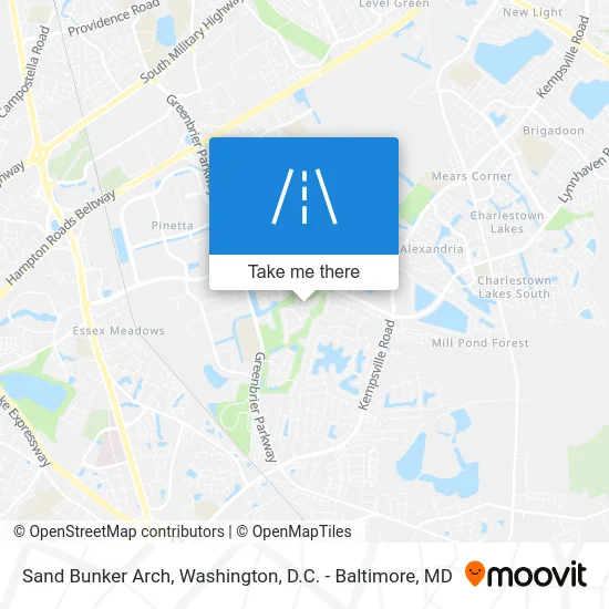 Sand Bunker Arch map