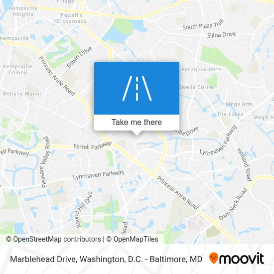 Marblehead Drive map