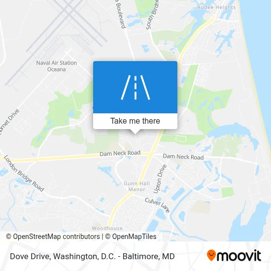 Dove Drive map