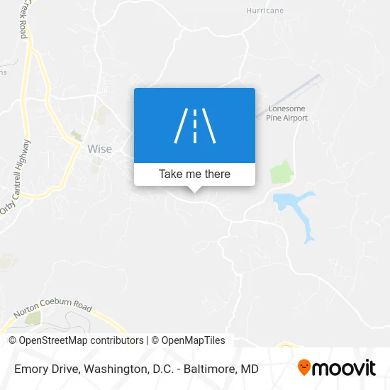 Emory Drive map