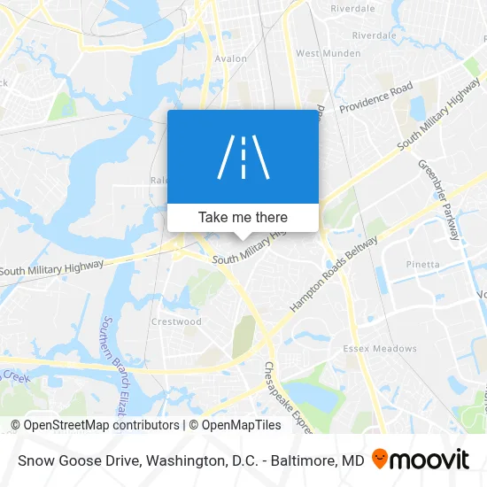 Snow Goose Drive map