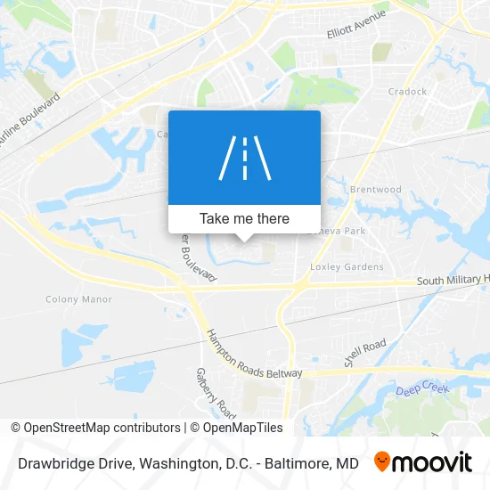 Drawbridge Drive map