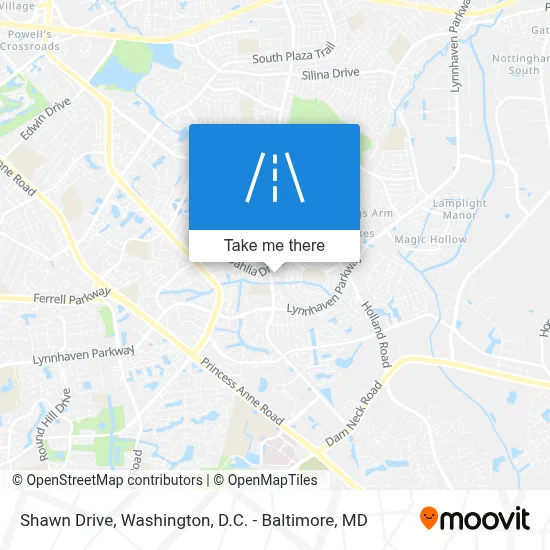Shawn Drive map