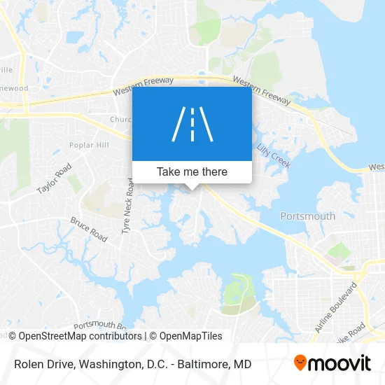 Rolen Drive map