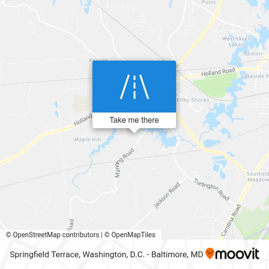 Springfield Terrace map
