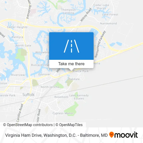 Virginia Ham Drive map