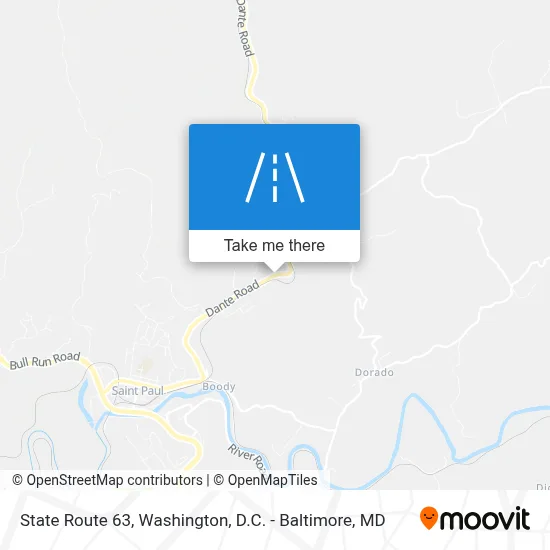 State Route 63 map