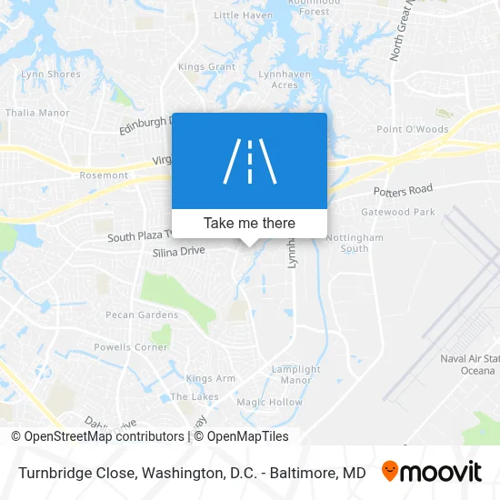 Turnbridge Close map