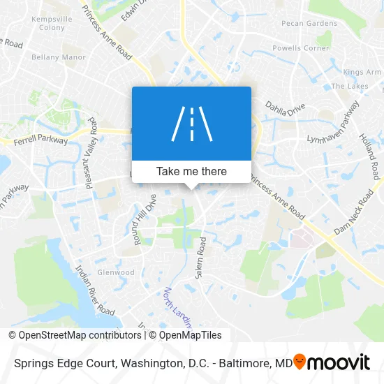Springs Edge Court map