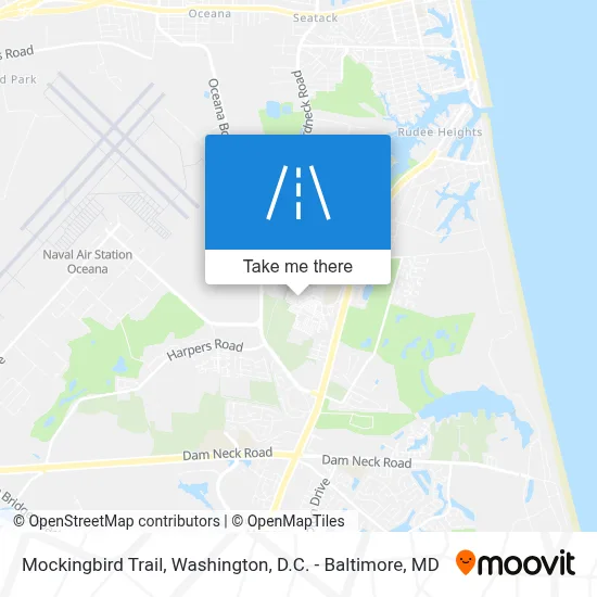 Mockingbird Trail map
