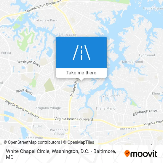 White Chapel Circle map