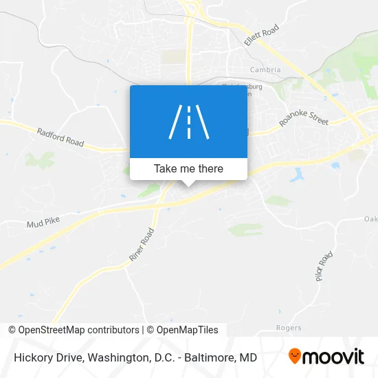 Hickory Drive map