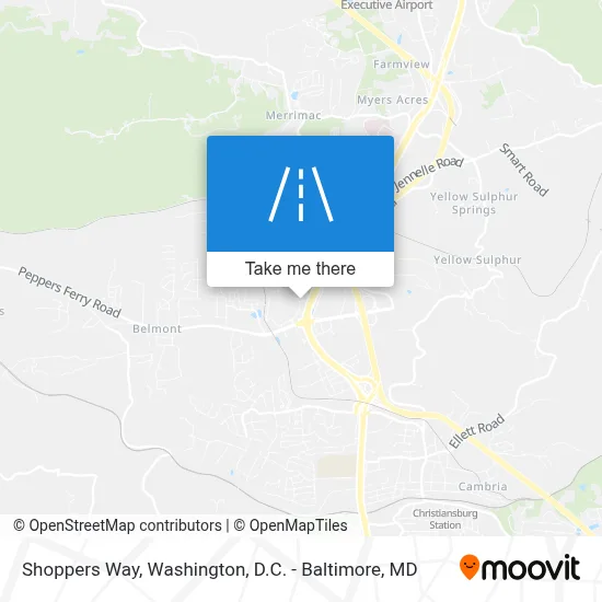 Shoppers Way map
