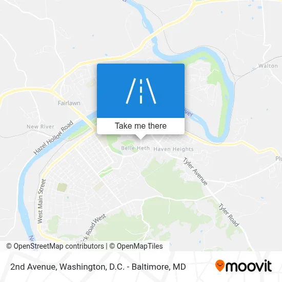 2nd Avenue map