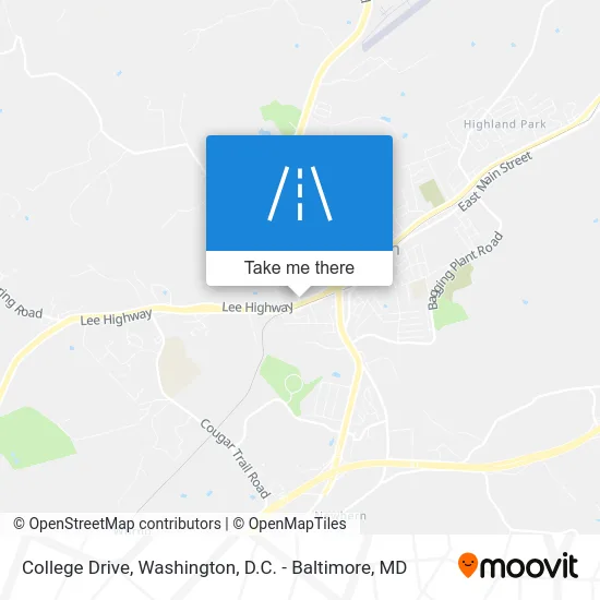 College Drive map