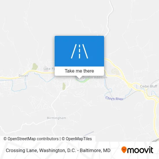 Crossing Lane map