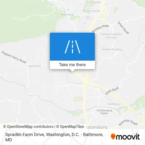 Spradlin Farm Drive map