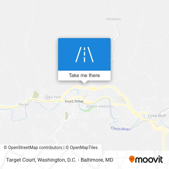 Target Court map