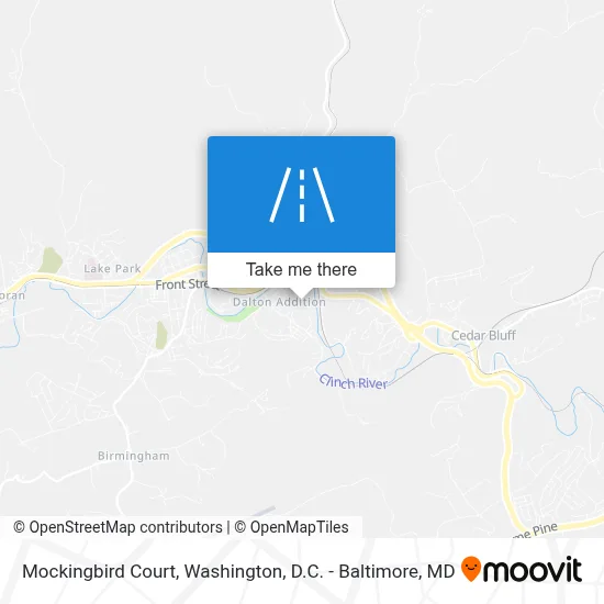 Mockingbird Court map
