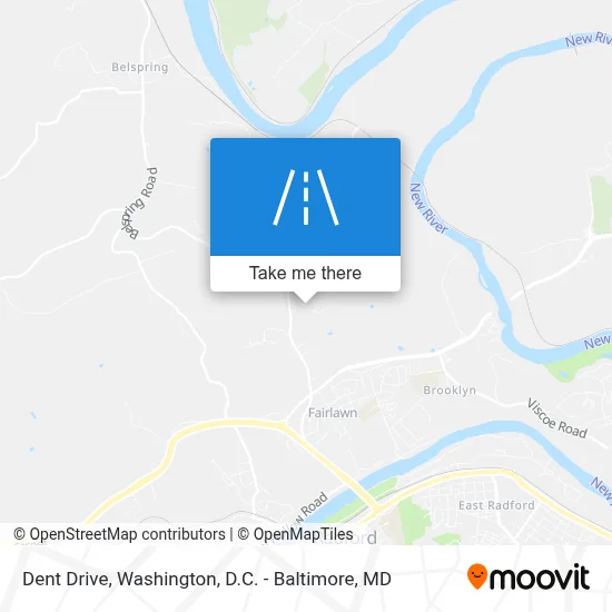 Dent Drive map