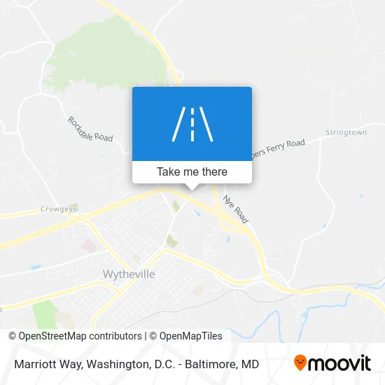 Marriott Way map